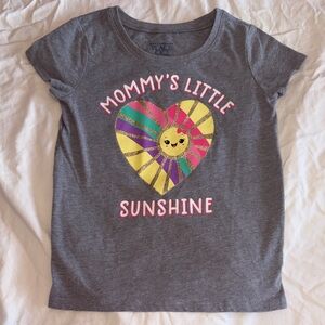 The Children's Place Gray 'Mommy's Little Sunshine' Heart Graphic Tee
